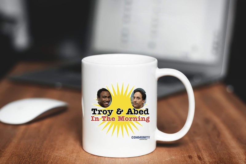 BSM Troy and Abed In the Morning Community Mug 11oz Funny TV Show Cup Kitchen Drinkware - Image 2